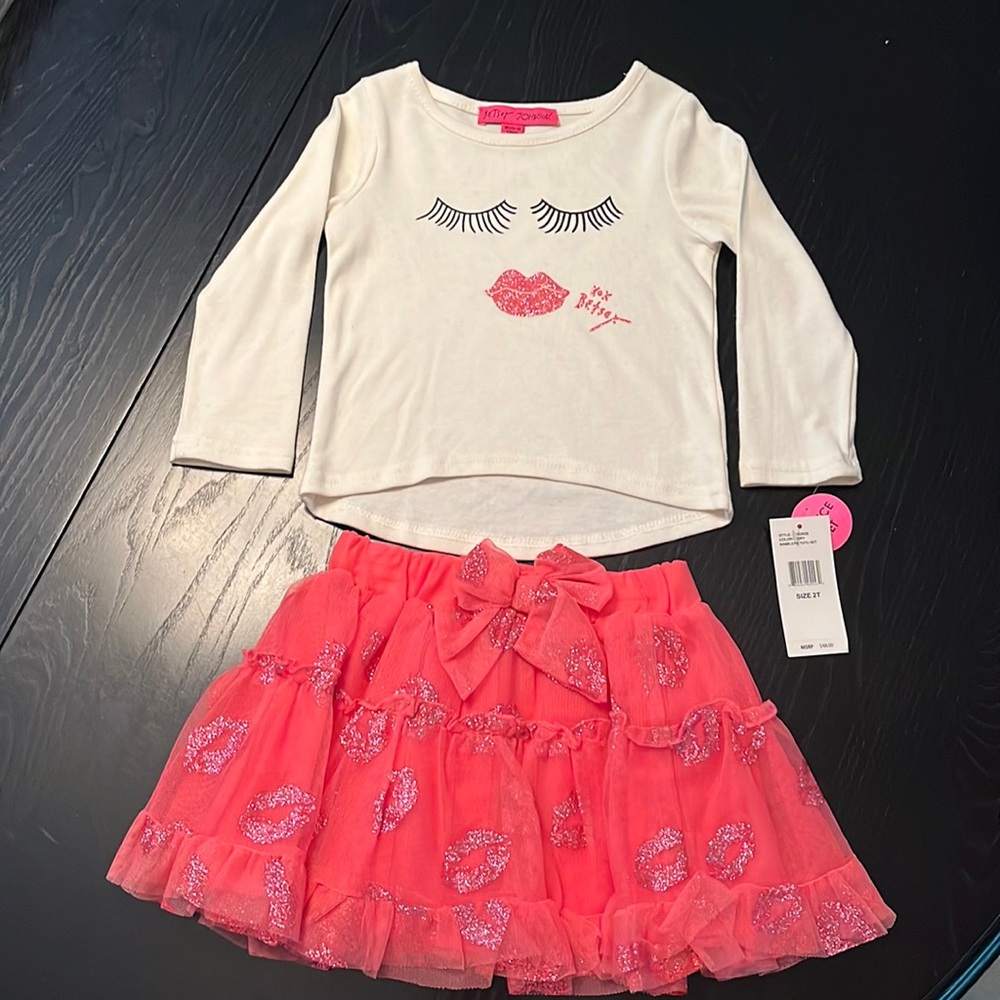 NWT Betsey Johnson baby 2 piece outfit